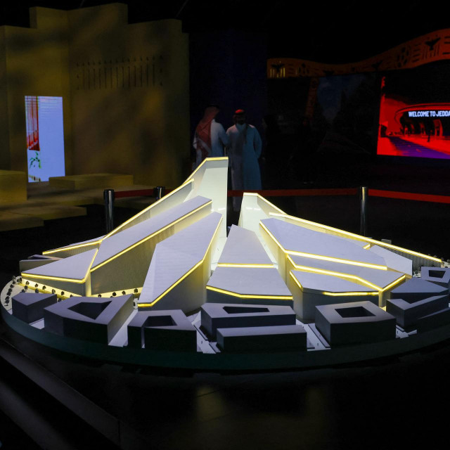 Ilustracijski model stadiona Roshn