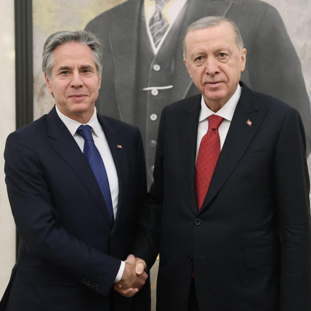 Antony Blinken  i Recep Tayyip Erdogan