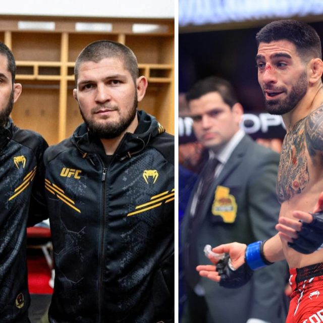Islam Makhachev i Khabib Nurmagomedov | Ilia Topuria