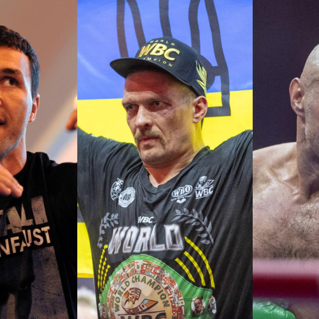 Vladimir Kličko, Oleksandr Usyk i Tyson Fury