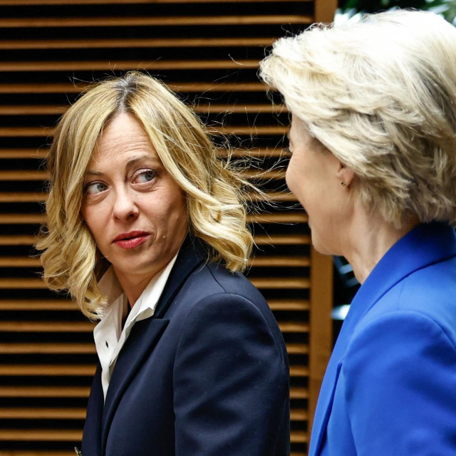 Ursula von der Leyen i Giorgia Meloni