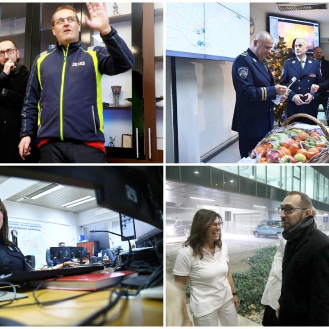 Tomašević u obilasku dežurnih službi na Silvestrovo