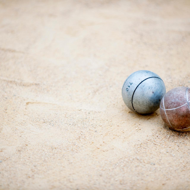 Close up of bocce balls (Photo by Craig Easton/Connect Images/Connect Images via AFP)