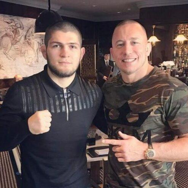 Khabib Nurmagomedov i Georges St-Pierre