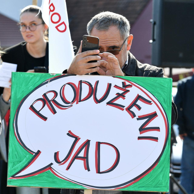 Prosvjed učitelja ispred Ministarstva obrazovanja u rujnu prošle godine