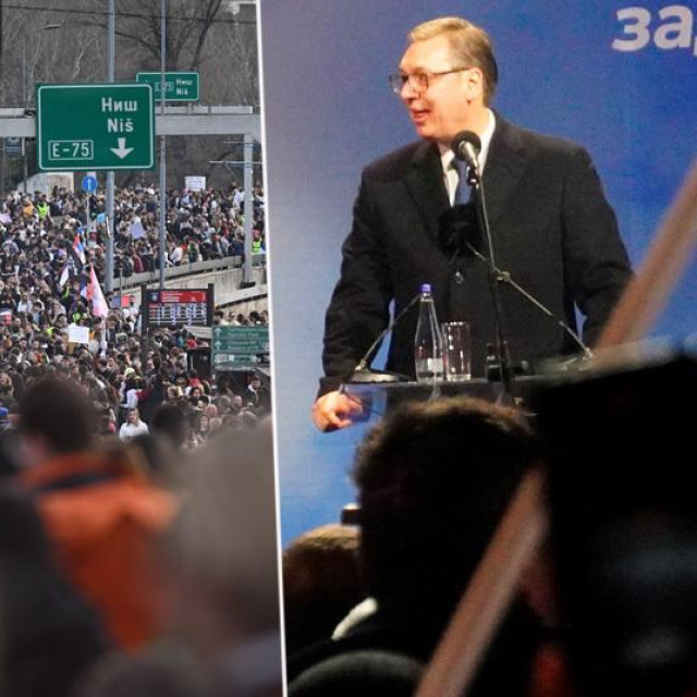Prosvjed studenata u Beogradu; Aleksandar Vučić na skupu u Jagodini