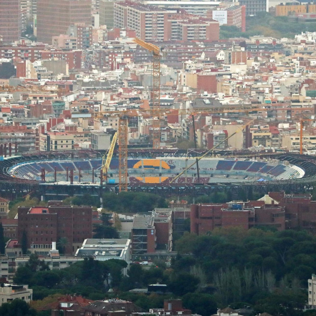 Camp Nou u izgradnji