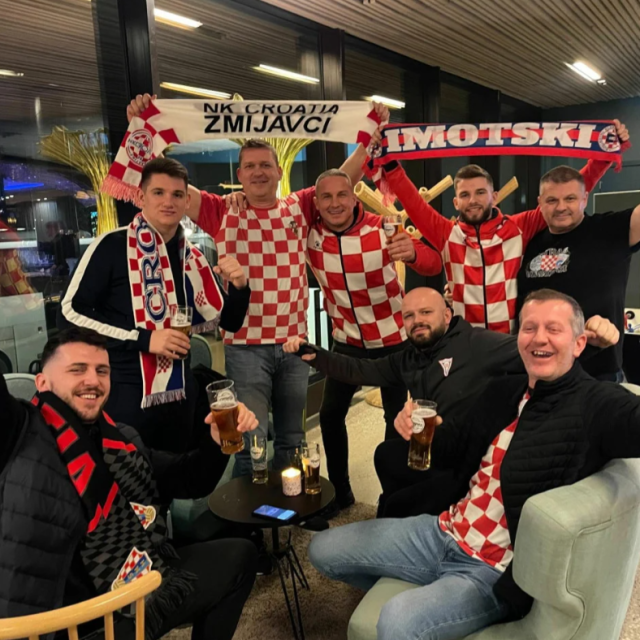 Hrvatski navijači u Oslu