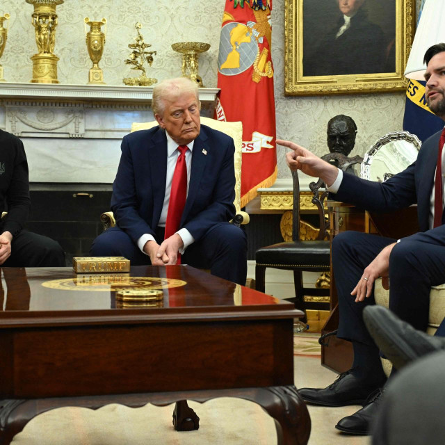 Donald Trump, Volodimir Zelenski, JD Vance