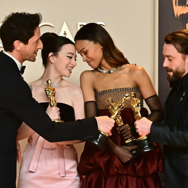 Najbolji i najbolji sporedni glumci - Adrien Brody. Mkey Madison, Zoe Saldana i Kieran Culkin 