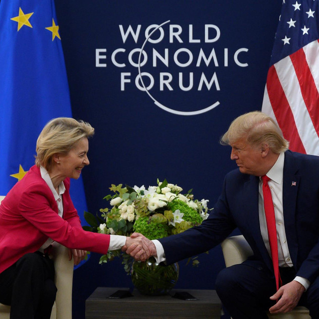 Ursula von der Leyen i Donald Trump