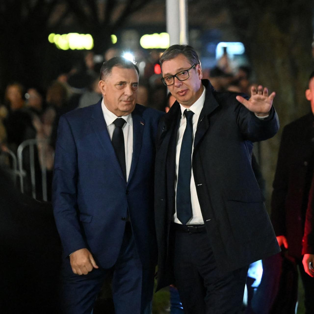 Aleksandar Vučić i Milorad Dodik