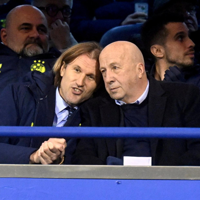 Bivši Dinamov sportski direktor Marko Marić i predsjednik kluba Velimir Zajec