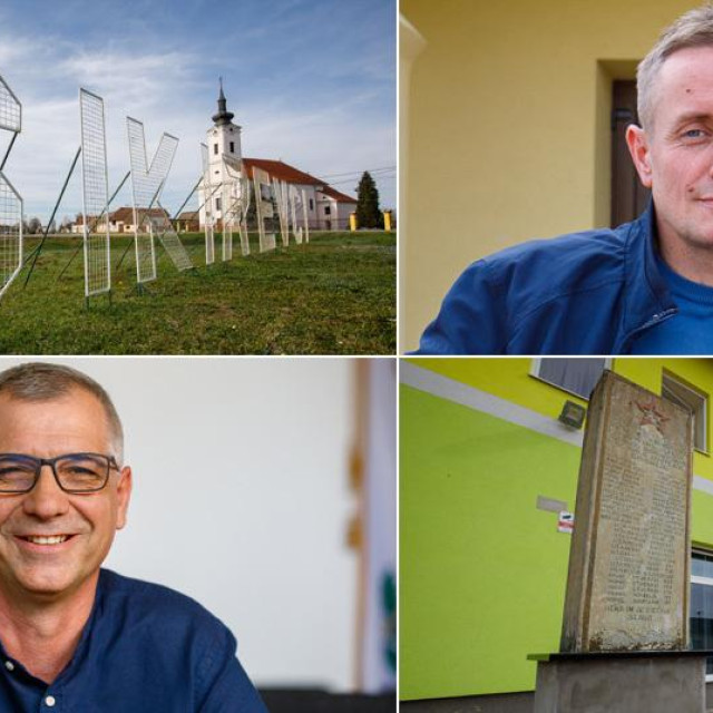 Gore: Općina Sikirevci, Josip Nikolić; dolje: Ilija Markotić, Općina Gundinci