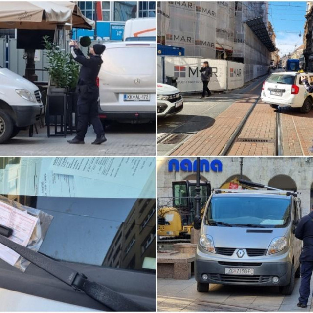 Prometni redar u akciji u centru Zagreba