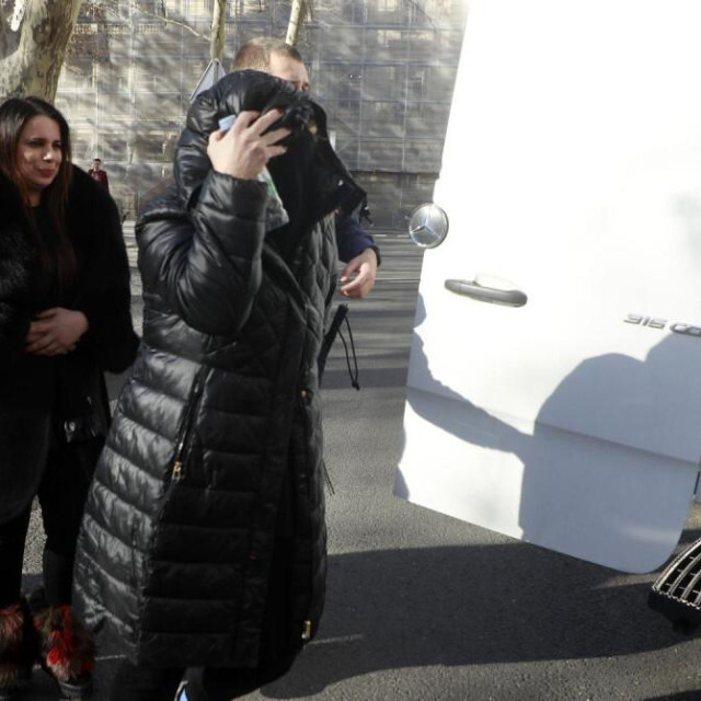 Privođenje sutkinje Vande Blažević na ispitivanje kod istražnog suca
 