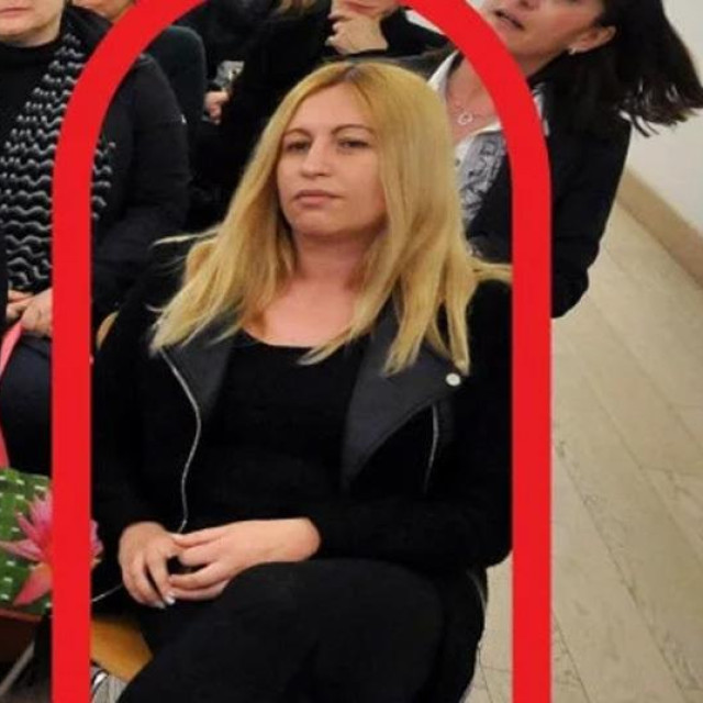 Ivona Cota (u crvenom krugu) kao članica zajednica žena HDZ-a Zadarske županije Katarina Zrinski 2014. godine