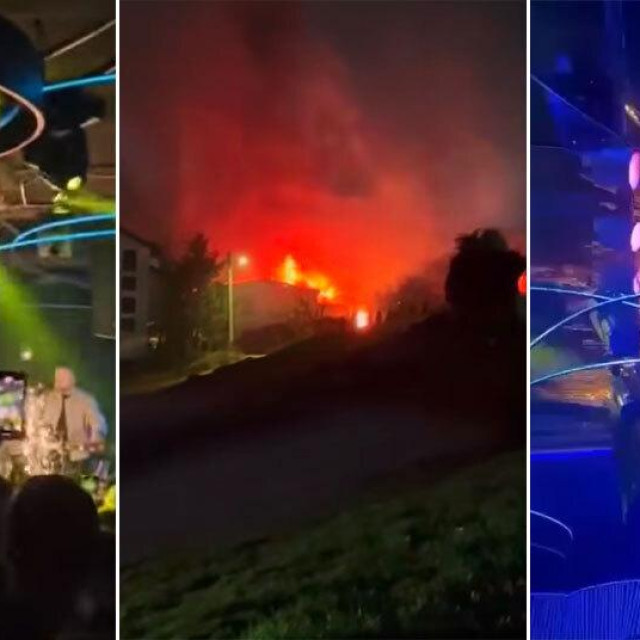 Frontmen grupe DNK upozorava publiku na opasnost, diskoteka Puls u vatrenom plamenu i zapaljena krovna konstrukcija noćnog kluba