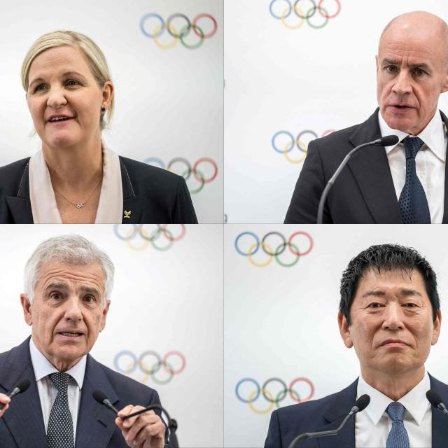 Kandidati za šefa MOO-a: Sebastian Coe, Kirsty Coventry, Johan Eliasch, princ Feisal al-Hussein, David Lappartient, Juan Antonio Samaranch mlađi i Morinari Watanabe