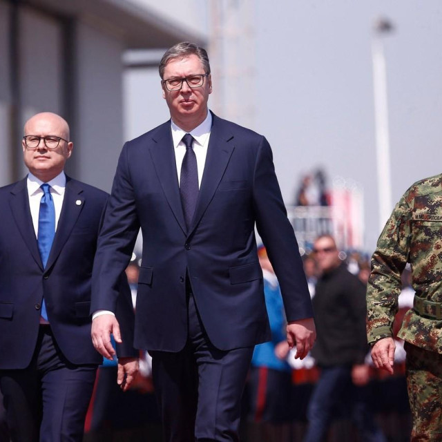 Aleksandar Vučić i Miloš Vučević