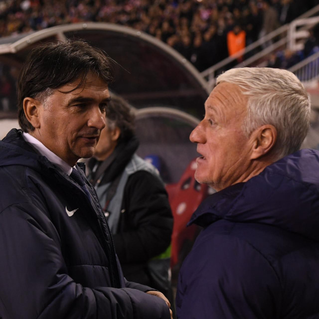 Zlatko Dalić i Didier Deschamps