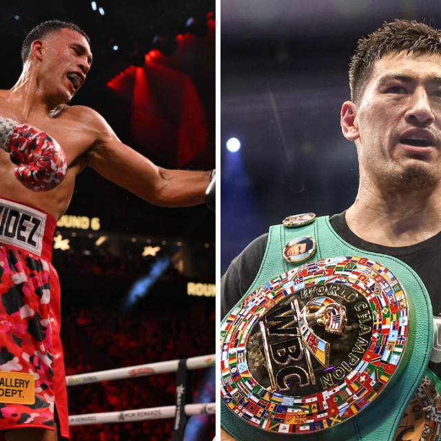 David Benavidez (lijevo) | Dmitrij Bivol (desno)