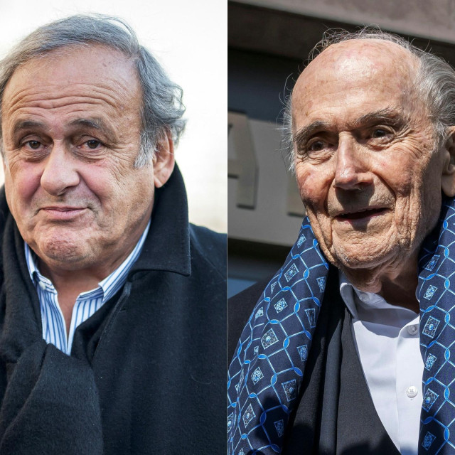 Michel Platini i Sepp Blatter 