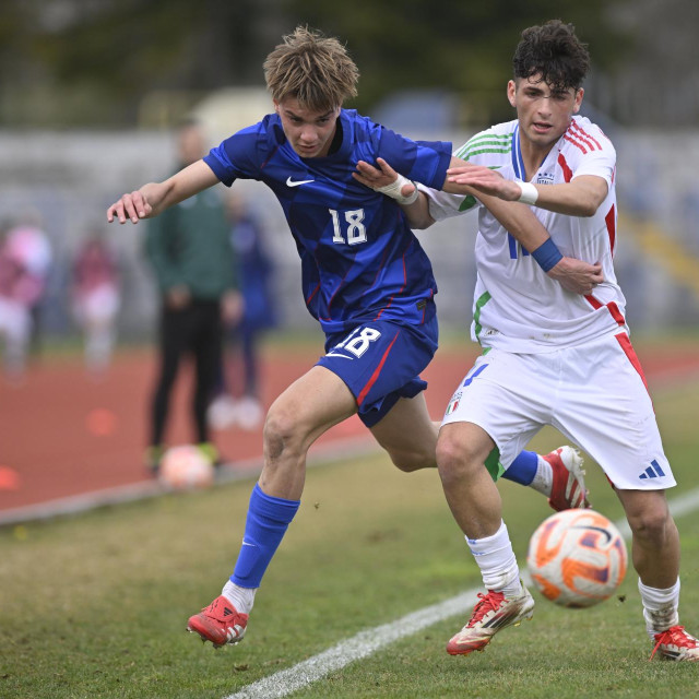 Hrvatska - Italija: Jona Benkotić i Andrea Luongo