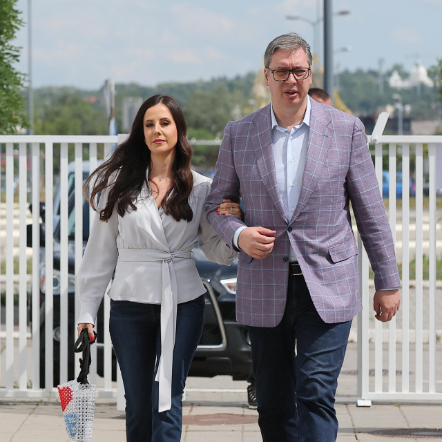 Tamara i Aleksandar Vučić