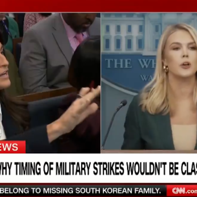 Kaitlin Collins i Karoline Leavitt