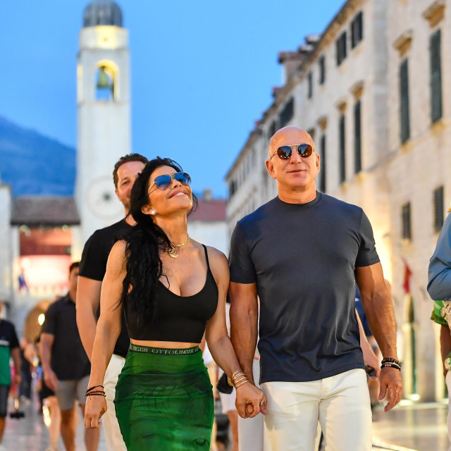 Jeff Bezos i Lauren Sanchez u Dubrovniku