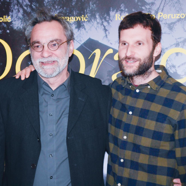 Premijera dugometražnog igranog prvijenca Dobra djeca redatelja Filipa Peruzovića i producentice Tene Gojić iz Dinaridi Filma.
Na fotografiji: Filip Peruzović, Filip Šovagović