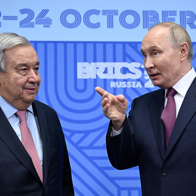 Antonio Guterres i Vladimir Putin