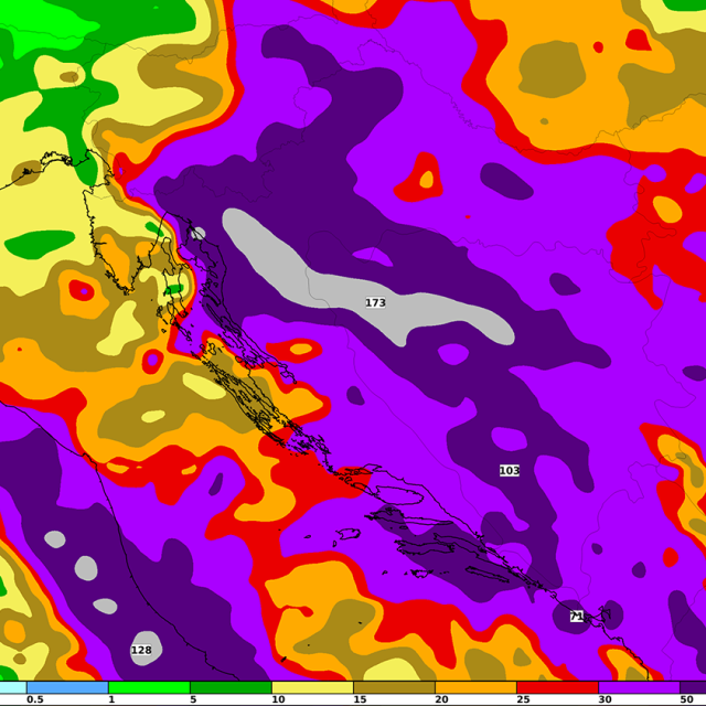 Prognoza ukupne količine oborine