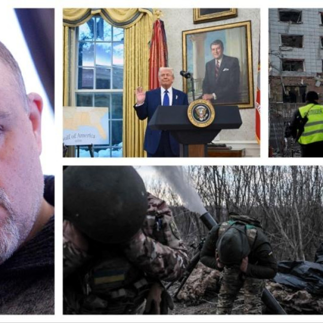 Igor Tabak, Donald Trump i prizori s ukrajinskog bojišta/Ilustracija