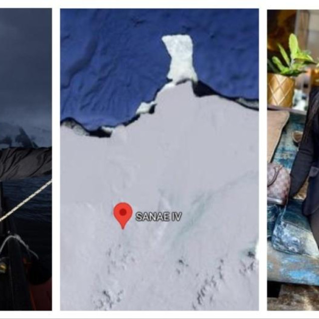 Dermatologinja Sihle Mpho Lawana, jedna od članica deveteročlanog tima u istraživačkoj postaji na Antarktici 