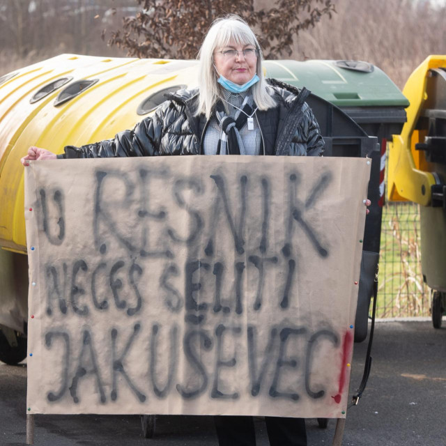 Prosvjed zbog najavljenog Centra za gospodarenje otpadom u Resniku, ilustracija