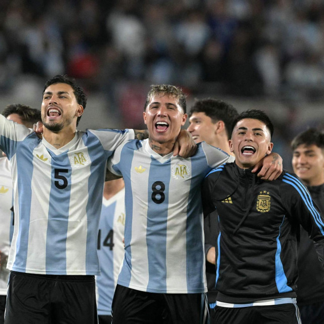 Julian Alvarez, Leandro Paredes i Enzo Fernandez