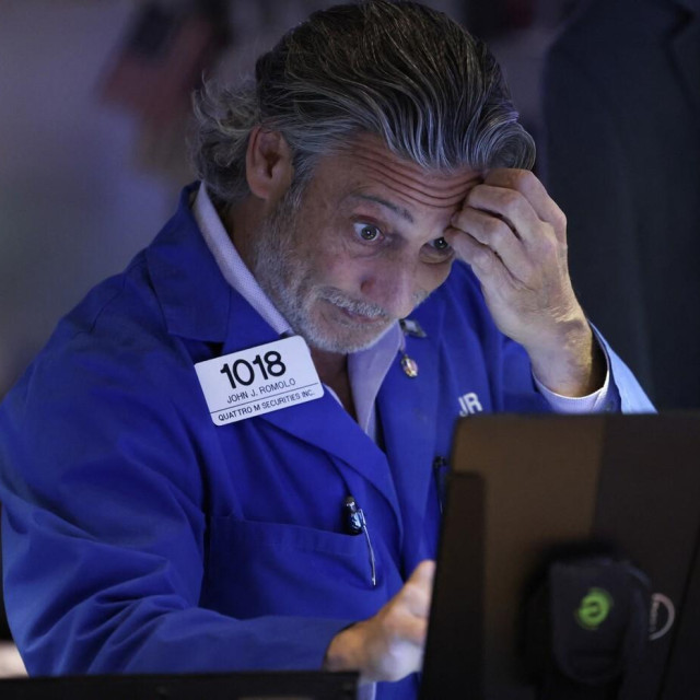 Panika na Wall Streetu (ilustracija)