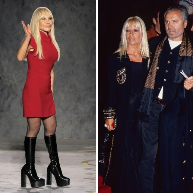 Donatella i Gianni Versace