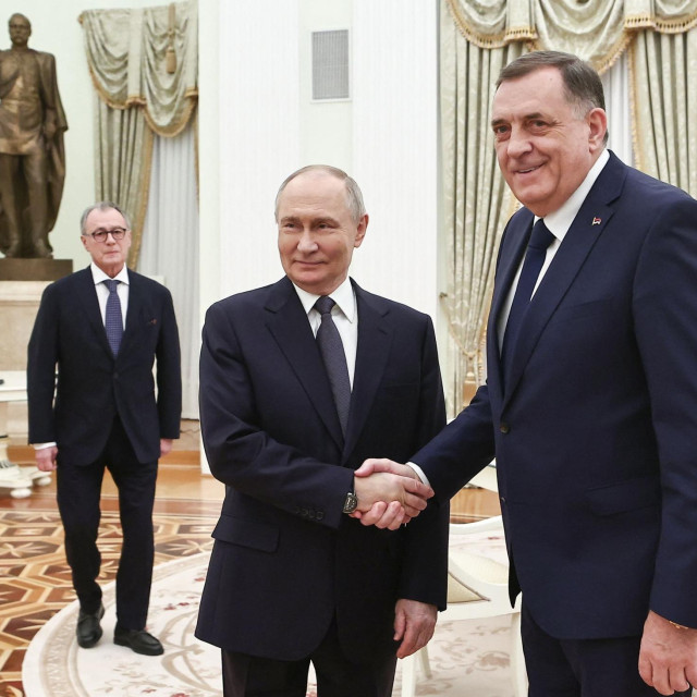 Vladimir Putin i Milorad Dodik u Moskvi