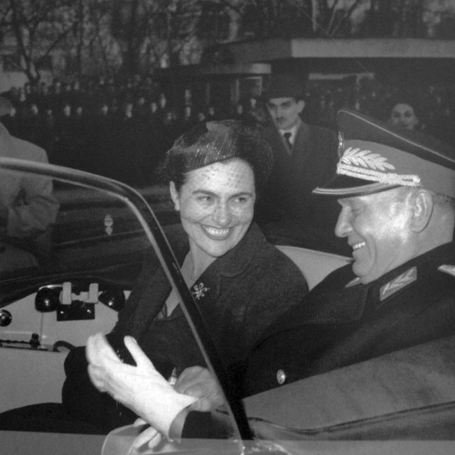 Jovanka i Josip Broz Tito