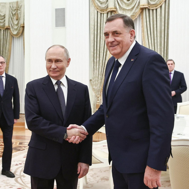 Vladimir Putin i Milorad Dodik u Moskvi