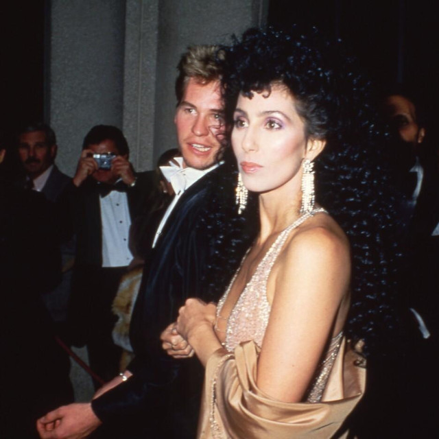 Val Kilmer i Cher, 1984.
