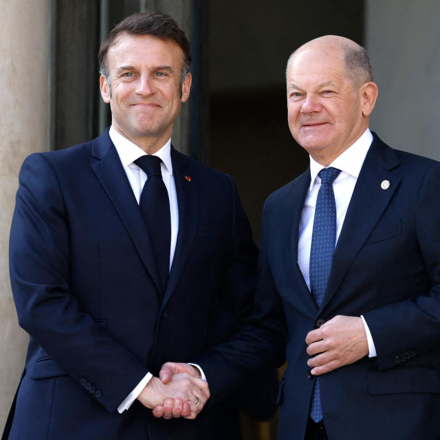 Emmanuel Macron, Olaf Scholz