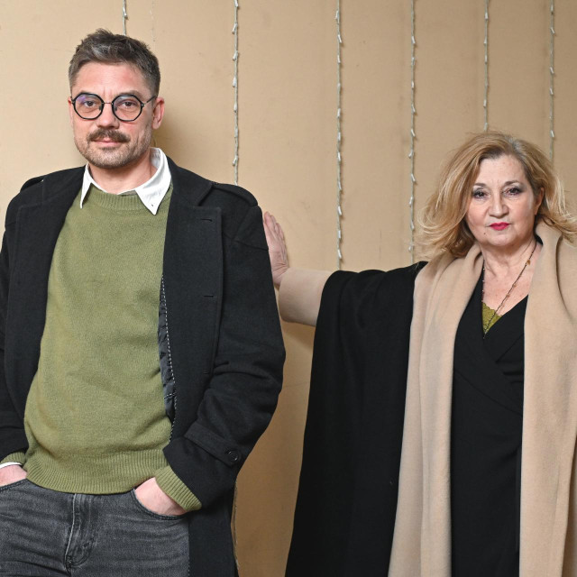 Književni kritičar i autor Boris Postnikov i Mirjana Dugandžija
