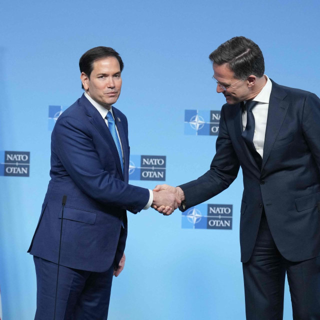 Šef NATO-a Mark Rutte i američki državni tajnik Marco Rubio
