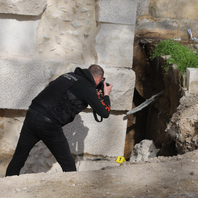 Policijski očevid u Splitu