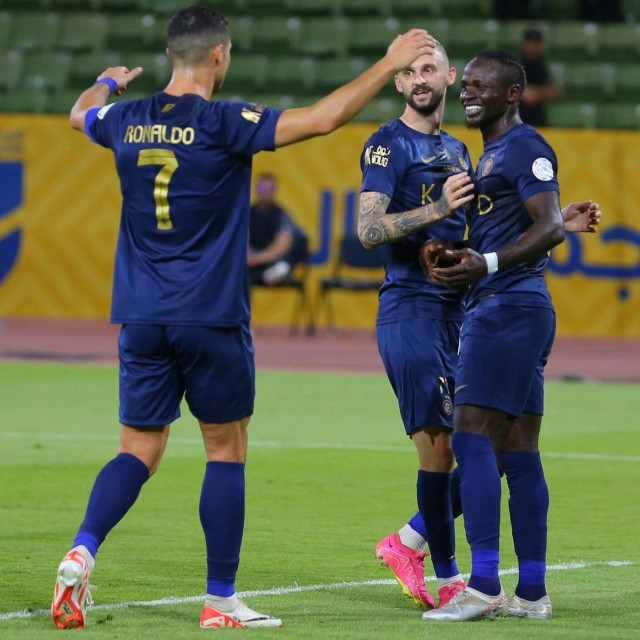 Cristiano Ronaldo, Marcelo Brozović i Sadio Mane 