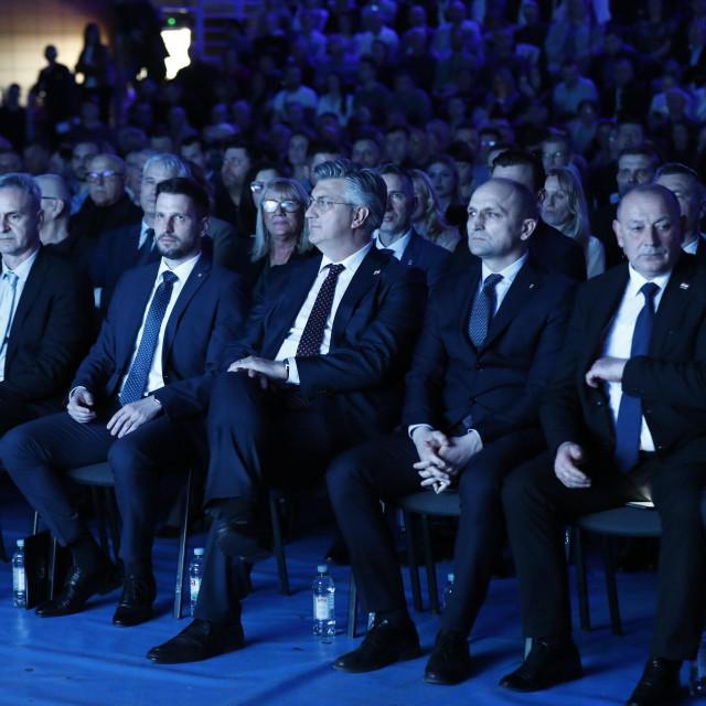 Ivan Radić, Andrej Plenković, Ivan Anušiš, Tomo Medved